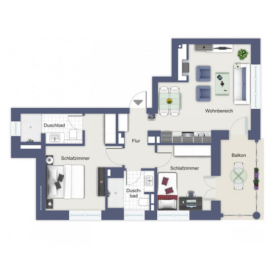 Villa Rheingold - Lohengrin Wohnung 02