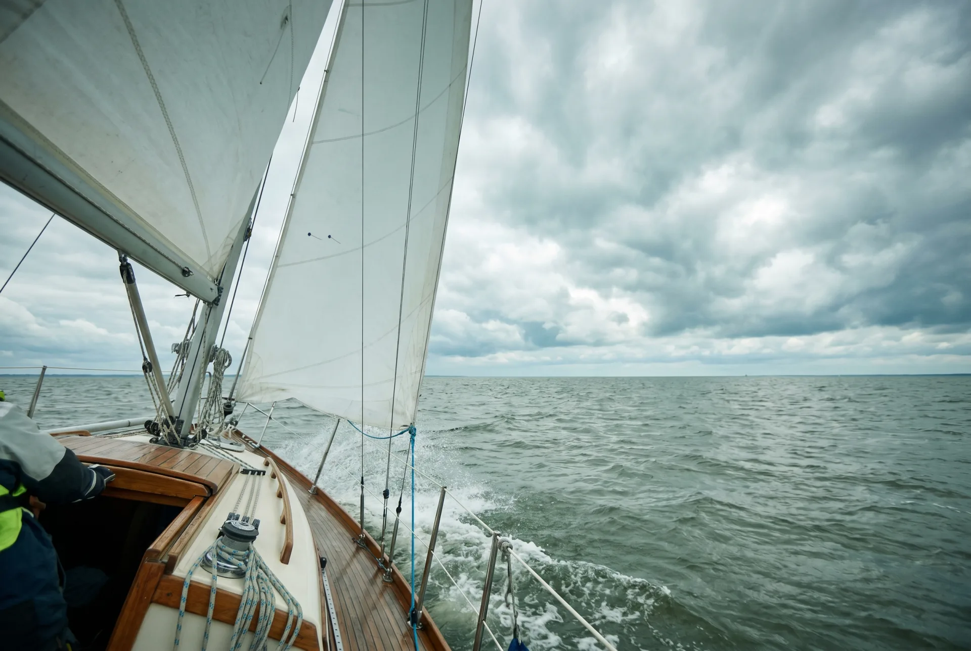 Segelboot auf der Ostsee